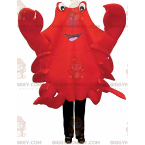 Very original red crab BIGGYMONKEY™ mascot costume, crustacean