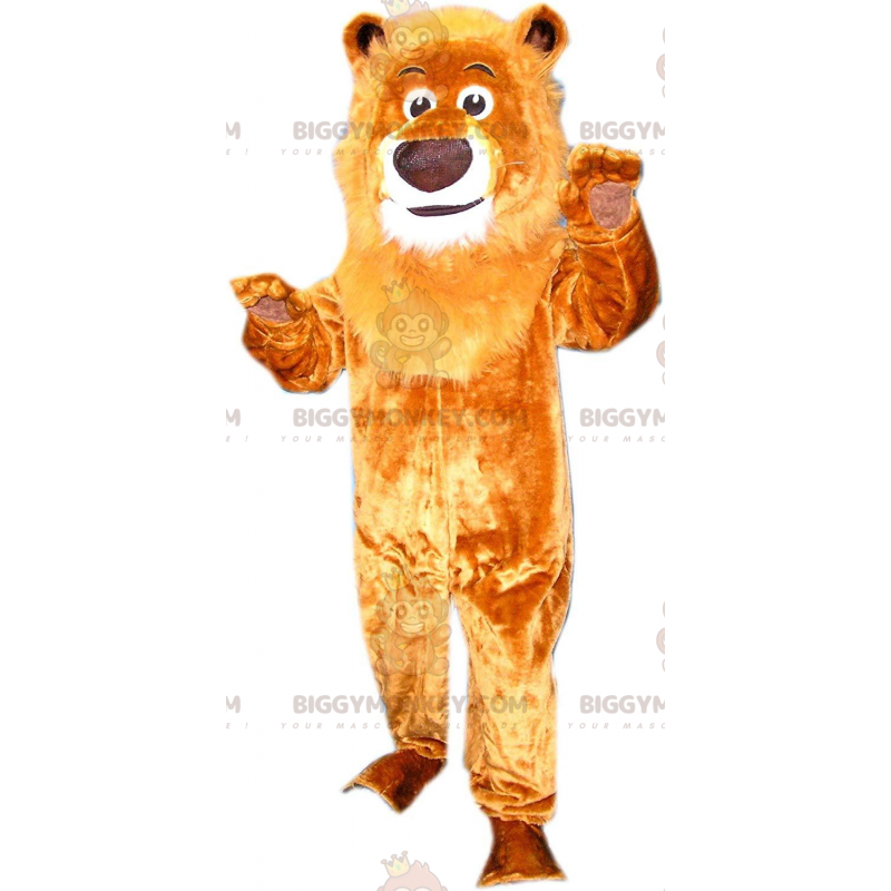 Disfraz de mascota Big Mane Brown Lion BIGGYMONKEY™, disfraz de