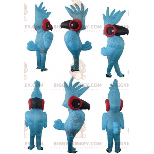 Kostým maskota BIGGYMONKEY™, nafukovací a gigantický papoušek