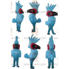 Costume de mascotte BIGGYMONKEY™ de perroquet gonflable et