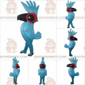 BIGGYMONKEY™ mascot costume inflatable and gigantic parrot