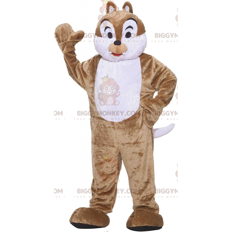 Costume mascotte BIGGYMONKEY™ dello scoiattolo cartone animato