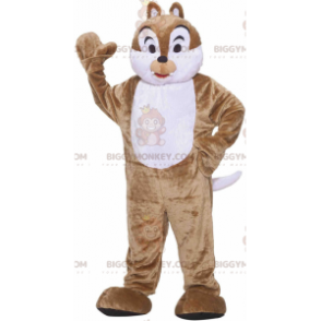 Costume mascotte BIGGYMONKEY™ dello scoiattolo cartone animato