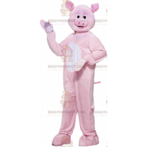 Costume da mascotte Giant Pink Pig BIGGYMONKEY™, completamente