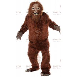 Bigfoot BIGGYMONKEY™ mascottekostuum, harig schepsel, harig