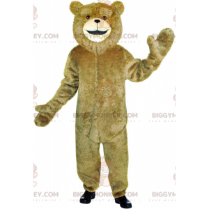 Brown teddy bear BIGGYMONKEY™ mascot costume, teddy bear