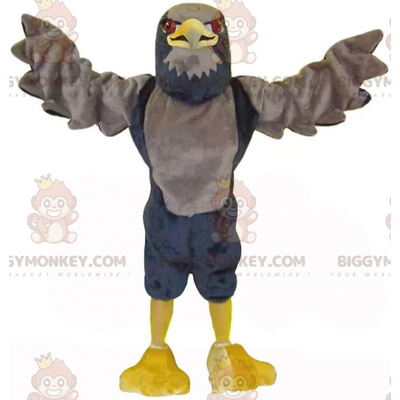 Brown and black eagle BIGGYMONKEY™ mascot costume, large