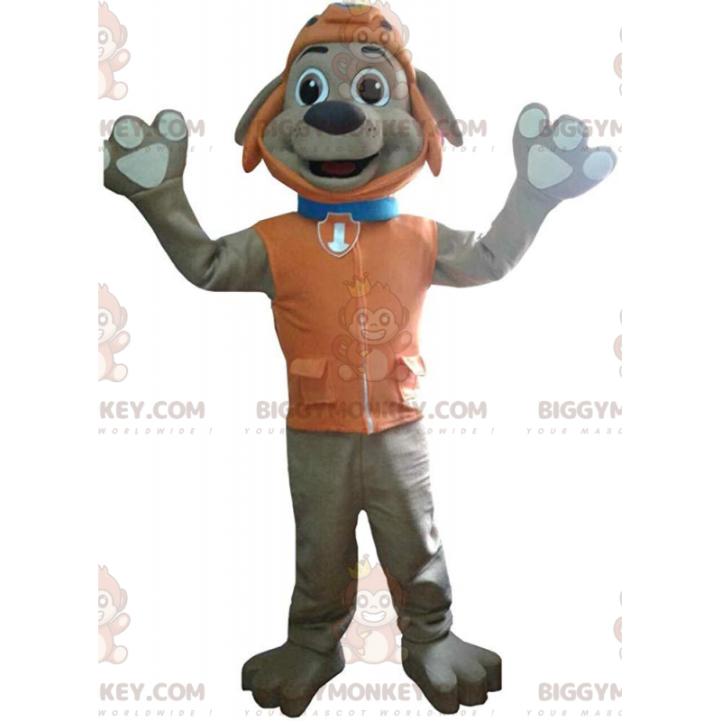 Kostým maskota BIGGYMONKEY™ Zuma, slavného hnědého psa z