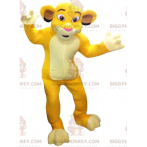 BIGGYMONKEY™ costume mascotte di Simba, il famoso leone del
