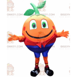 Kostým maskota Giant Smiling Orange BIGGYMONKEY™, kostým ovoce