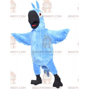 BIGGYMONKEY™ maskotdräkt av Blu, den berömda blå papegojan från