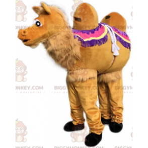 Costume de mascotte BIGGYMONKEY™ de chameau marron, costume de