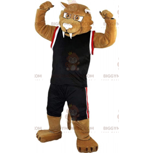 BIGGYMONKEY™ Costume da mascotte Tigre dai denti a sciabola