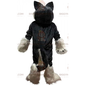 Costume de mascotte BIGGYMONKEY™ de husky gris et blanc