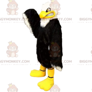 BIGGYMONKEY™ costume mascotte bianco e nero aquila grande