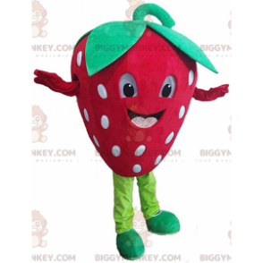 Costume da mascotte BIGGYMONKEY™ fragola rossa gigante, costume