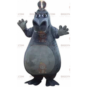 Costume de mascotte BIGGYMONKEY™ de Gloria, le hippopotame du