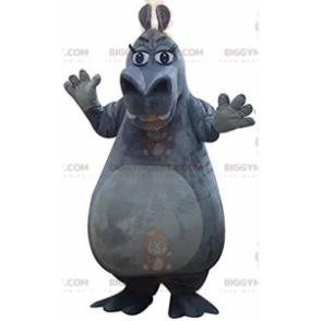 Disfraz de mascota BIGGYMONKEY™ de Gloria, el famoso hipopótamo