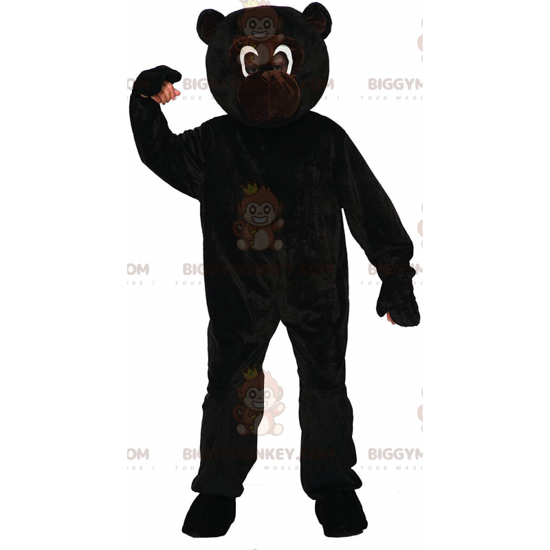 Στολή μασκότ BIGGYMONKEY™ Black Monkey, κοστούμι Giant Marmoset
