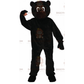 Black Monkey BIGGYMONKEY™ maskottiasu, jättiläismarmoset-asu -
