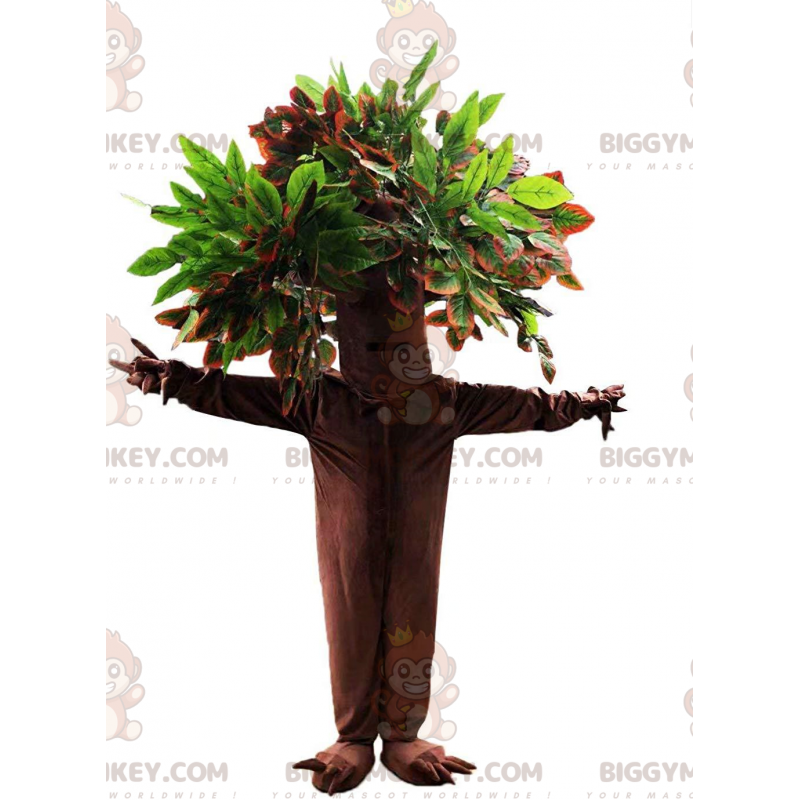 Kostým maskota obřího stromu BIGGYMONKEY™ s velkým kmenem a
