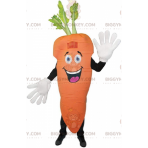 Costume mascotte BIGGYMONKEY™ carota arancione gigante, costume