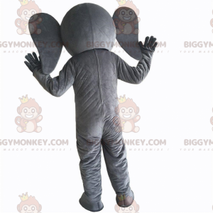 Costume de mascotte BIGGYMONKEY™ d'éléphant gris géant et