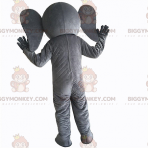 Funny giant gray elephant BIGGYMONKEY™ mascot costume, costume