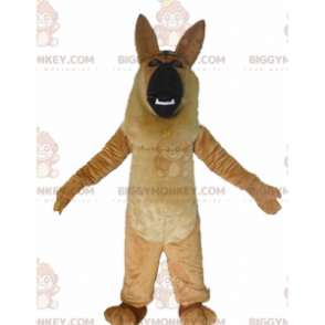 BIGGYMONKEY™ Mascottekostuum Bruin en zwart Duitse