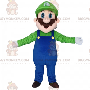 BIGGYMONKEY™ costume mascotte di Luigi, il famoso idraulico