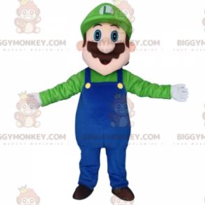 BIGGYMONKEY™ maskotkostume af Luigi, Marios berømte