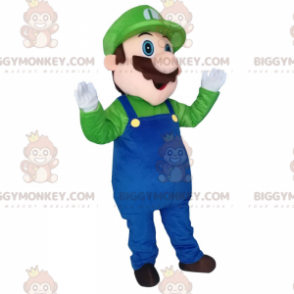 BIGGYMONKEY™ maskotkostume af Luigi, Marios berømte