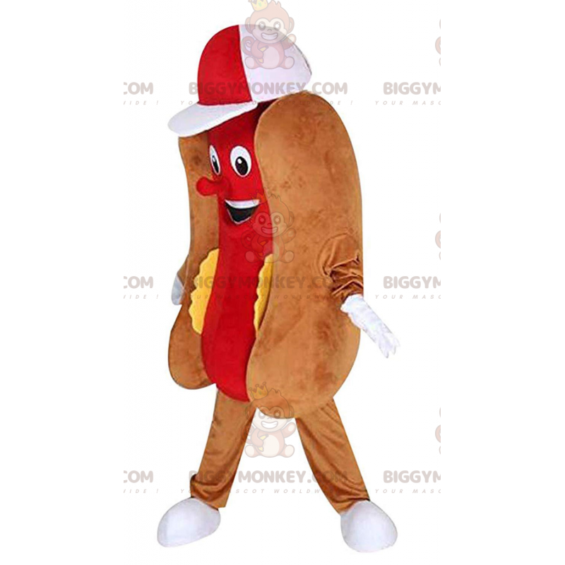 BIGGYMONKEY™ Riesen-Hot-Dog-Maskottchen-Kostüm