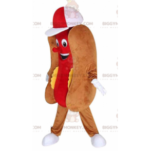 BIGGYMONKEY™ gigantisch hotdog-mascottekostuum