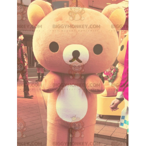 Στολή μασκότ BIGGYMONKEY™ Big Brown και Yellow Teddy Bear -