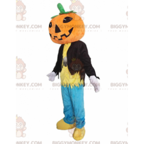 Costume de mascotte BIGGYMONKEY™ de citrouille géante et