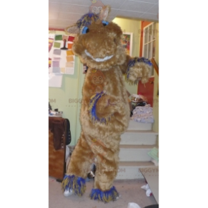 Funny Hairy Brown Horse BIGGYMONKEY™ Mascot Costume -