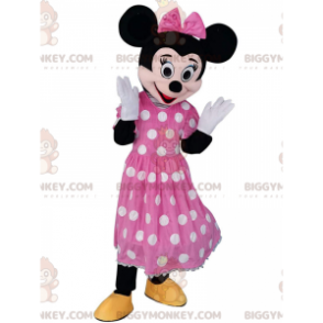 BIGGYMONKEY™ maskotdräkt av Minnie Mouse, Disneys berömda mus -