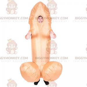 Costume de mascotte BIGGYMONKEY™ de pénis rose géant, costume