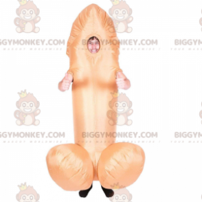 Riesenrosa Penis BIGGYMONKEY™ Maskottchenkostüm, großes