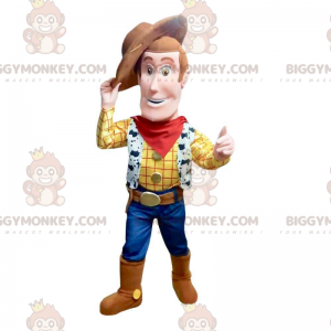 Costume de mascotte BIGGYMONKEY™ de Woody, le shérif du dessin