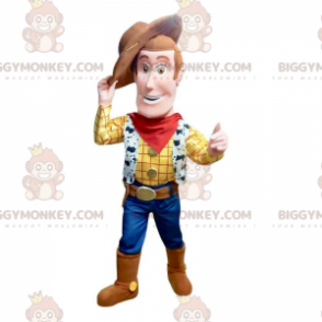 BIGGYMONKEY™ Maskottchenkostüm von Woody, dem berühmten Sheriff