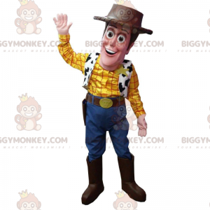 Traje de mascote BIGGYMONKEY™ de Woody, o famoso xerife do