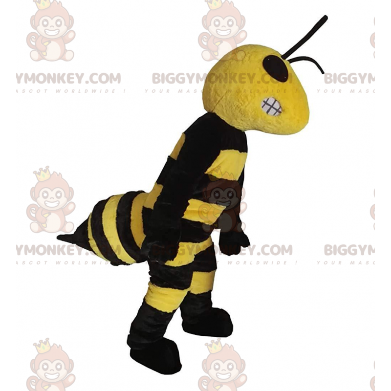 Costume de mascotte BIGGYMONKEY™ de guêpe géante à l'air