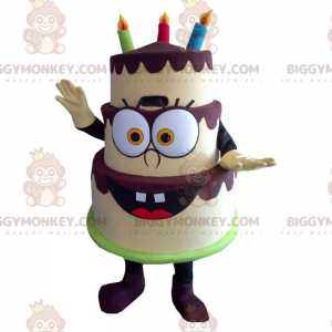 Apetitoso Bolo de Aniversário Traje de Mascote BIGGYMONKEY™