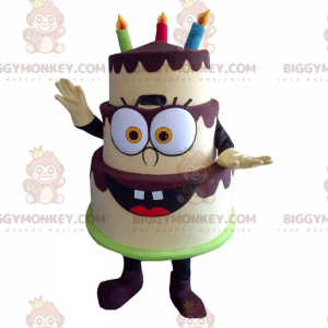 Chutný narozeninový dort BIGGYMONKEY™ kostým maskota, sváteční