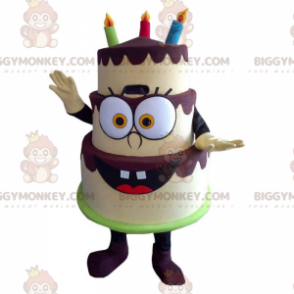 Apetyczny tort urodzinowy Kostium maskotki BIGGYMONKEY™