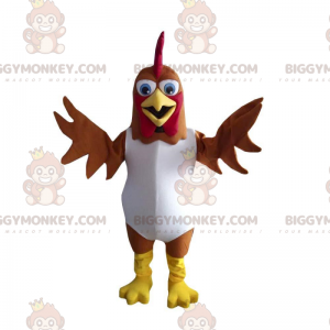 BIGGYMONKEY™ mascot costume of Bartolito, the famous chicken