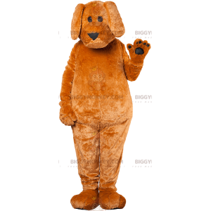 BIGGYMONKEY™ Liefdevolle bruine hond met slappe oren