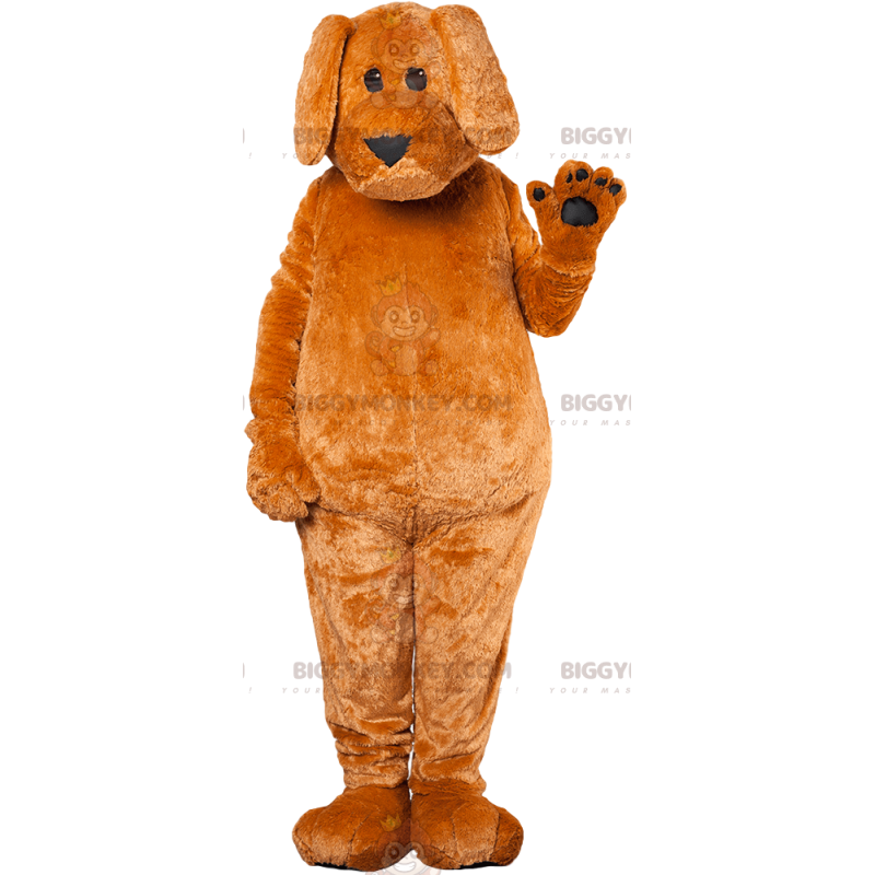 BIGGYMONKEY™ Maskottchen-Kostüm für liebevollen braunen Hund
